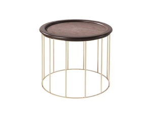 VESSEL - Round wooden coffee table _ ETRO Home Interiors